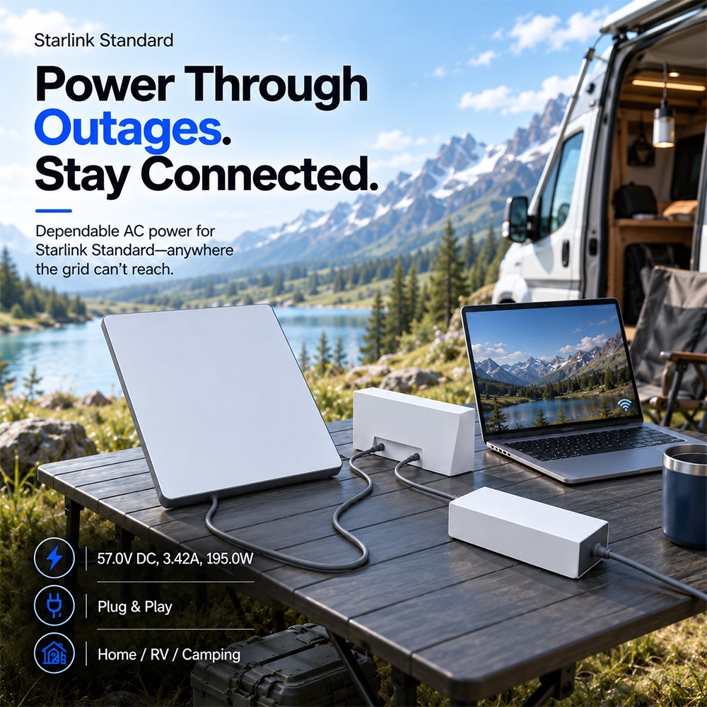 Starlink Standard Power Supply 195W | 65W USB-C