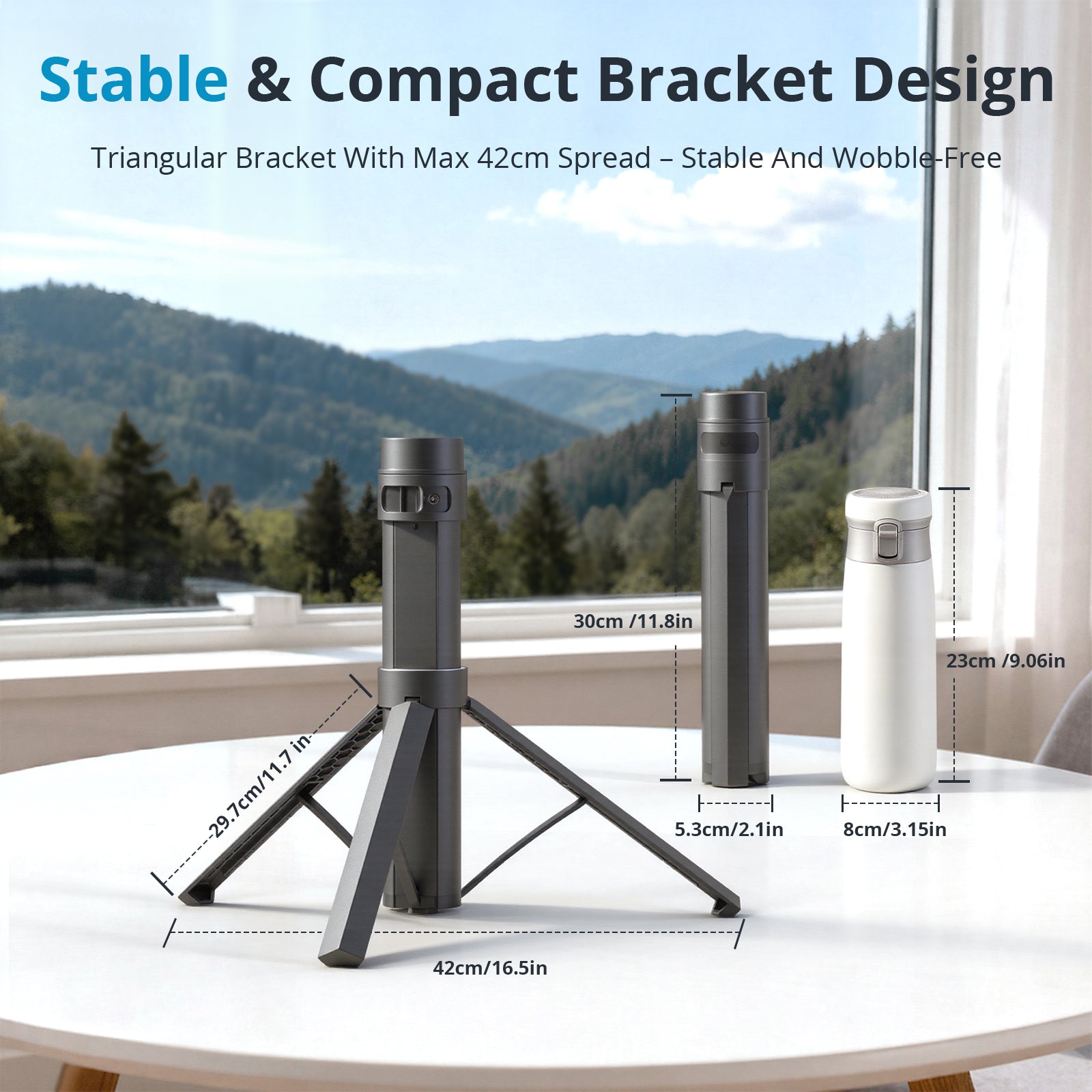 Starlink Mini Battery Stand 45000mAh – Portable Power Tripod for