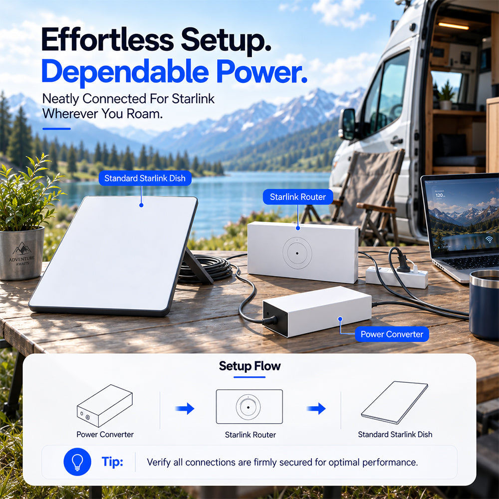 Starlink Standard Power Supply 195W | 65W USB-C