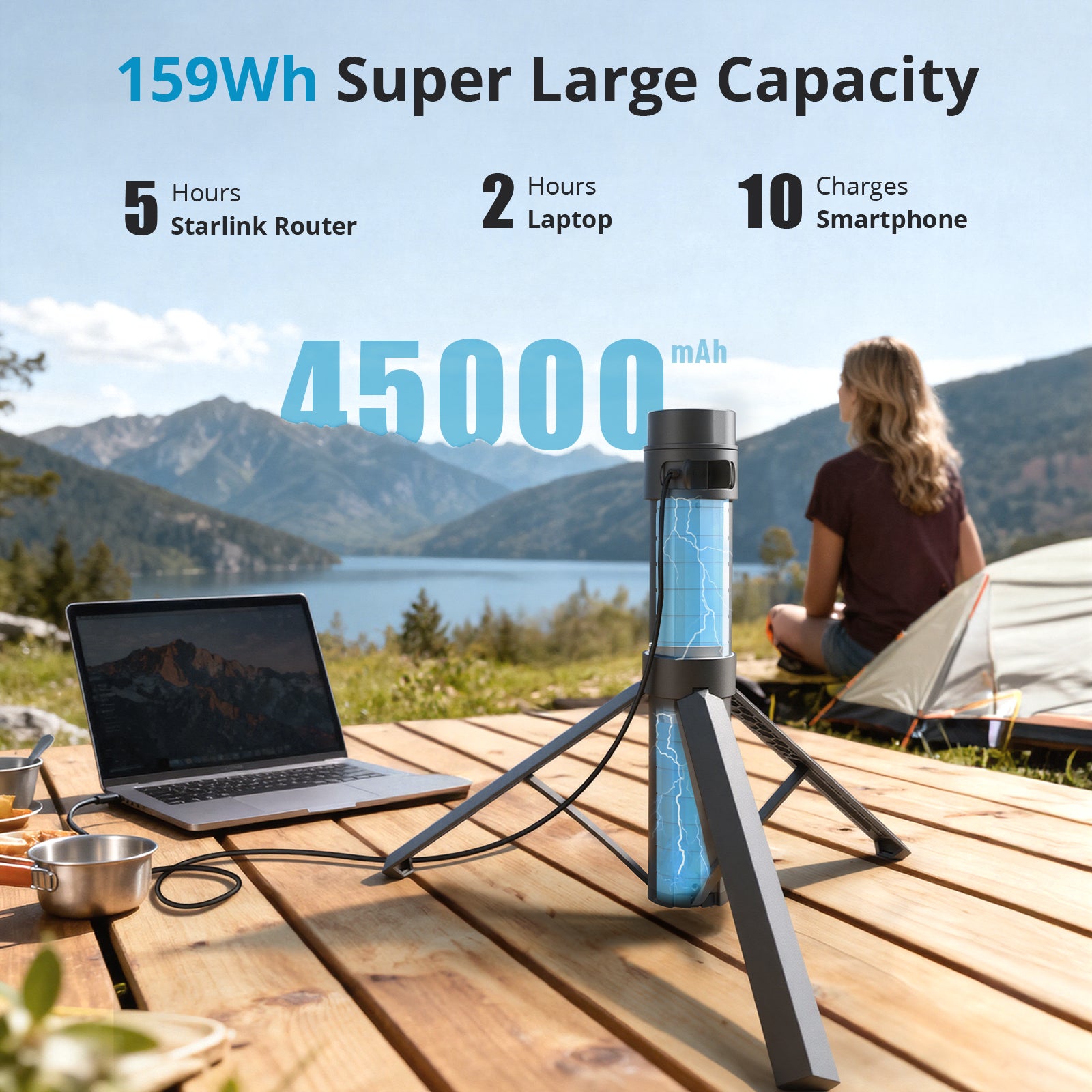 Starlink Mini Power Stand with Integrated Tripod – PM166S