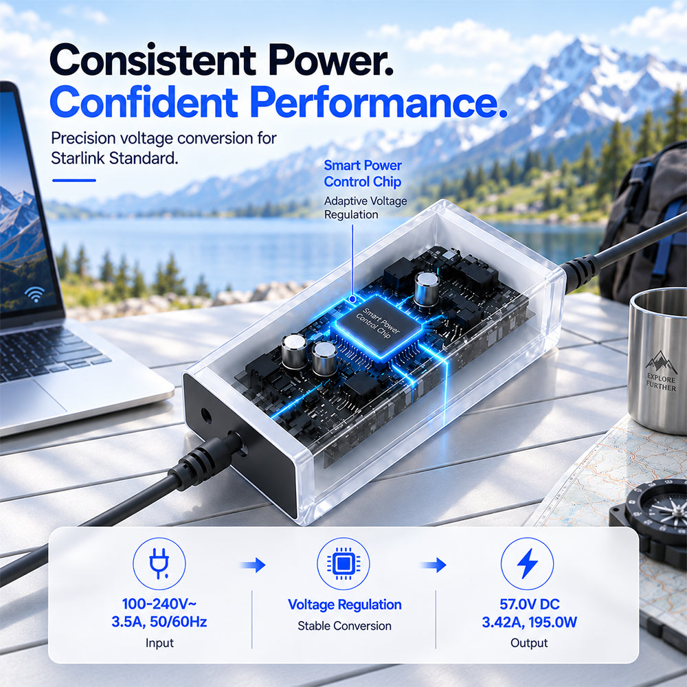 Starlink Standard Power Supply 195W | 65W USB-C