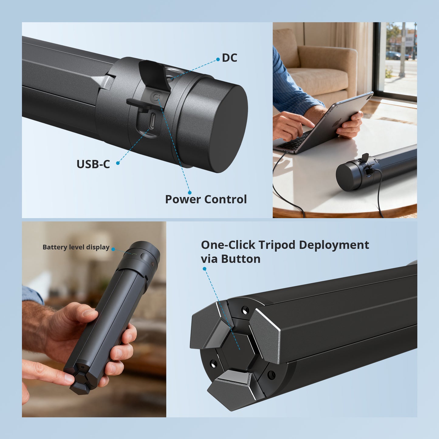 Starlink Mini Power Stand with Integrated Tripod – PM166S