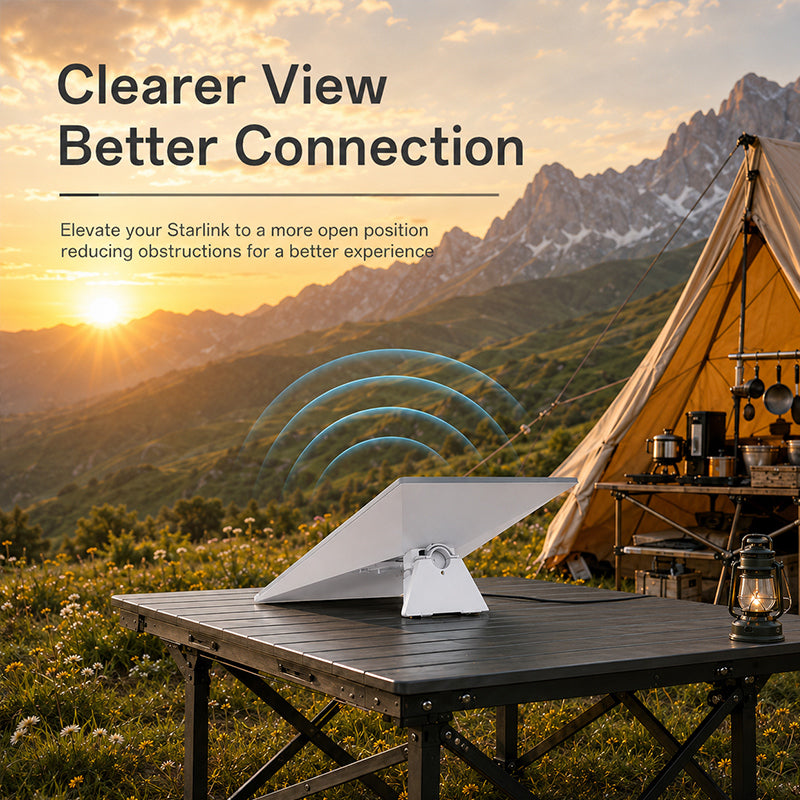 Starlink Standard Mount Portable Rooftop & Outdoor Mounting System - QRM01