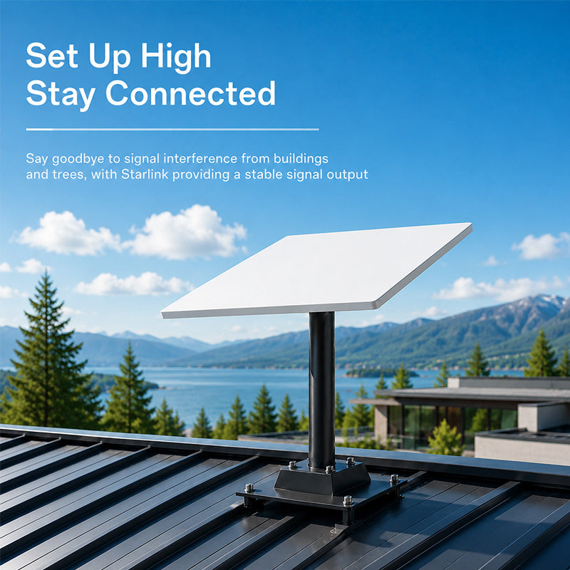 Starlink Standard Mount Portable Rooftop & Outdoor Mounting System - QRM01
