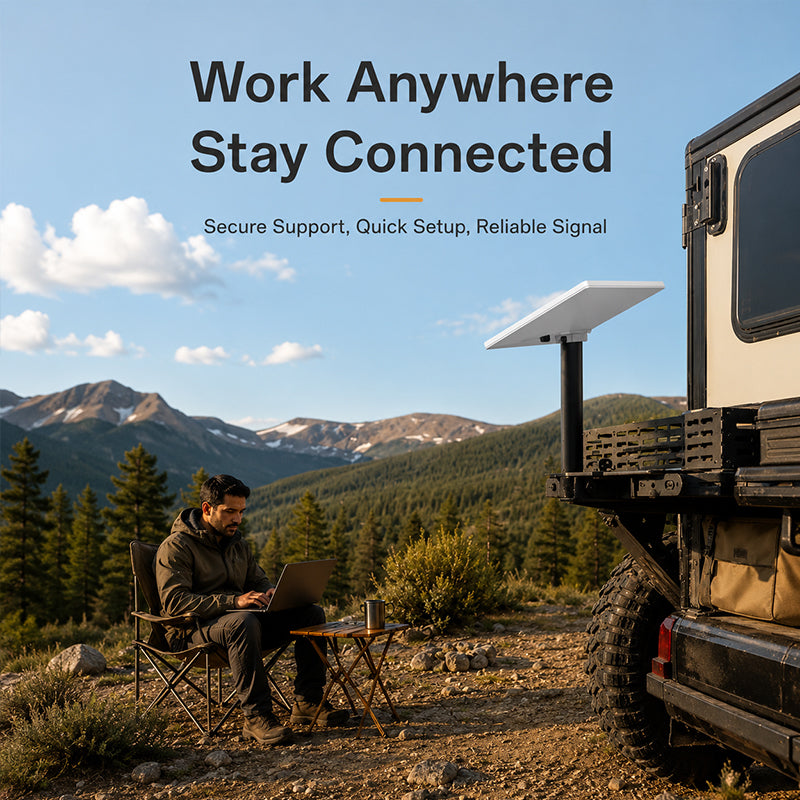 Starlink Mini Mount Portable Rooftop & Outdoor Mounting System - QRM02