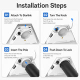 Starlink Mini Mount Portable Rooftop & Outdoor Mounting System - QRM02