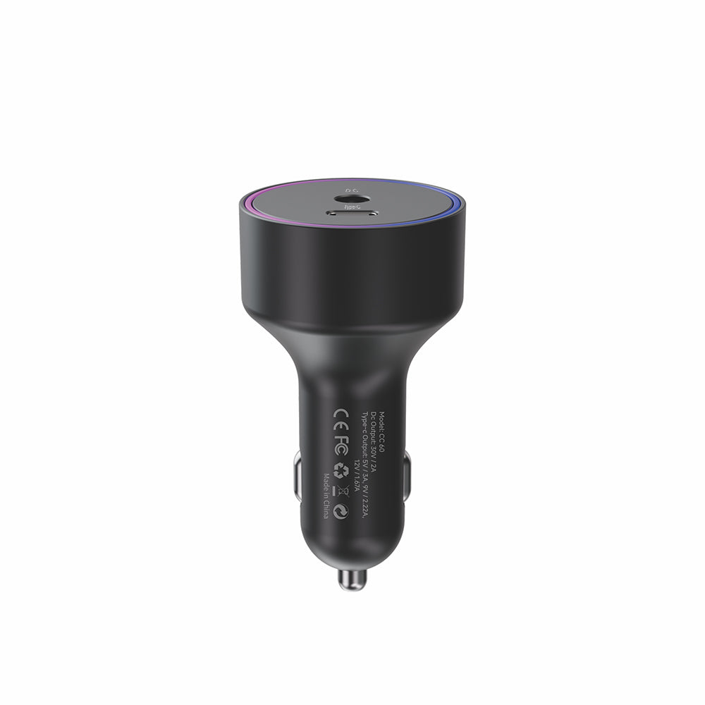 Starlink Mini Car Charger 60W – 30V/2A DC Adapter with USB-C for 12V/24V Vehicles - CC60